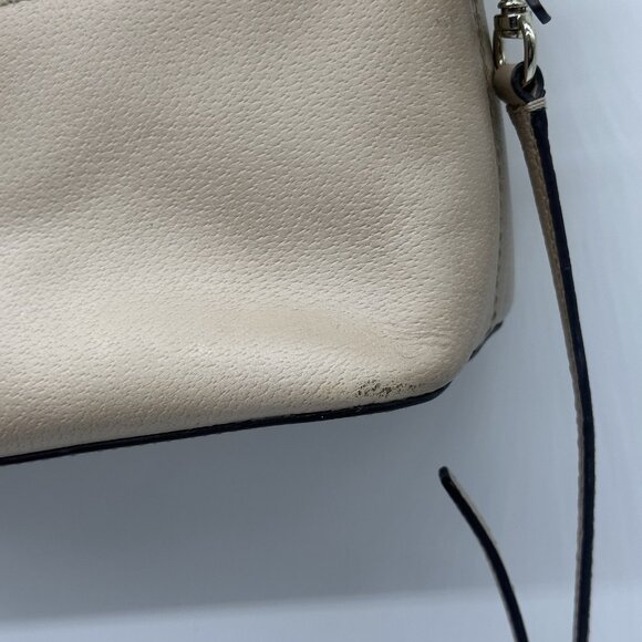 Kate Spade Grove Street Carli Leather Satchel Bag w/Jackson Wristlet Wallet FLAW - Picture 4 of 16